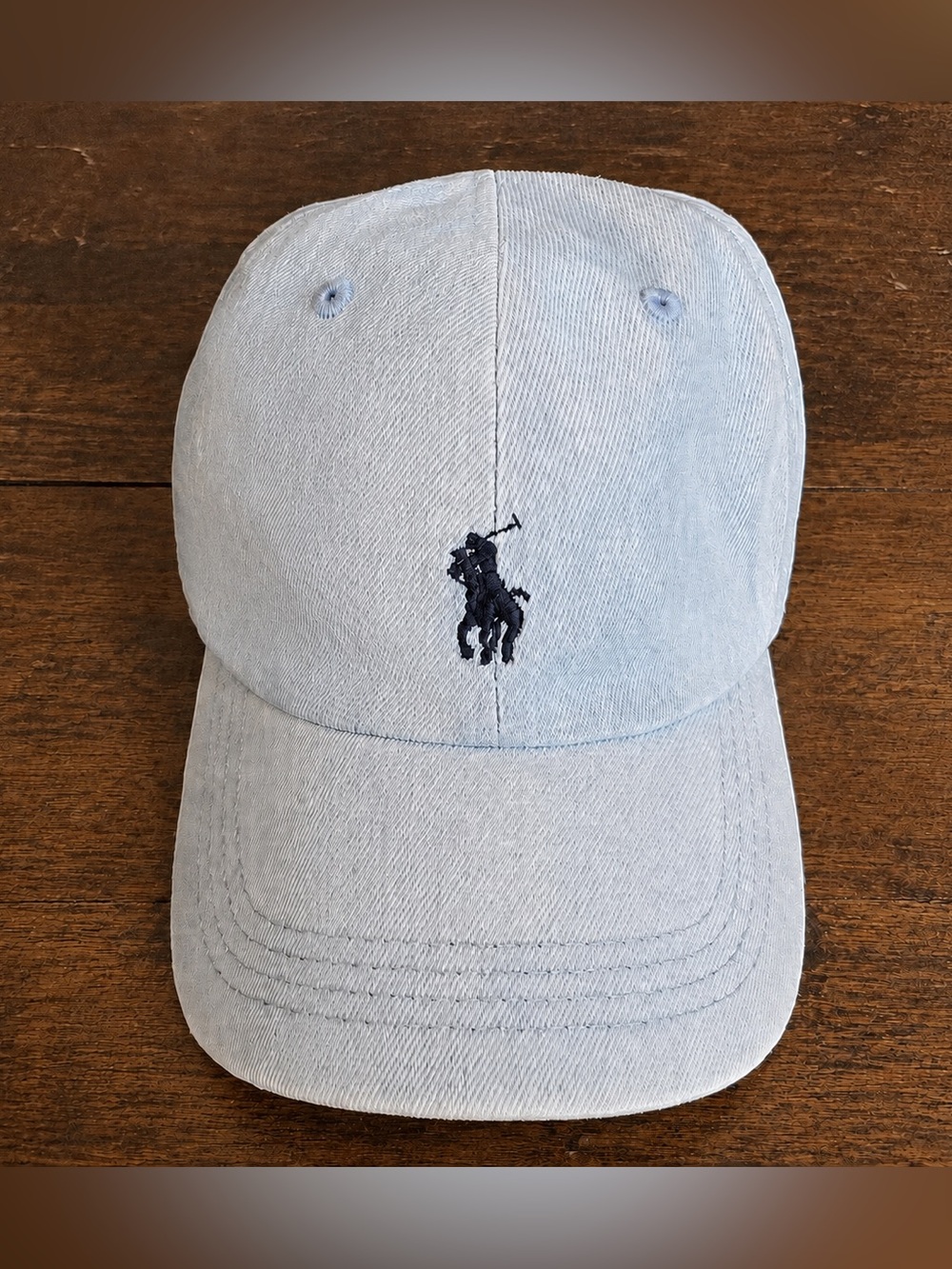 Polo by Ralph Lauren Pale Blue Embroidered Polo Player Cap